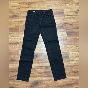 American Eagle “next level stretch” black skinny jeans size 8